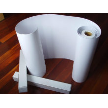 Hoja blanca de PVC en relieve para imprimir